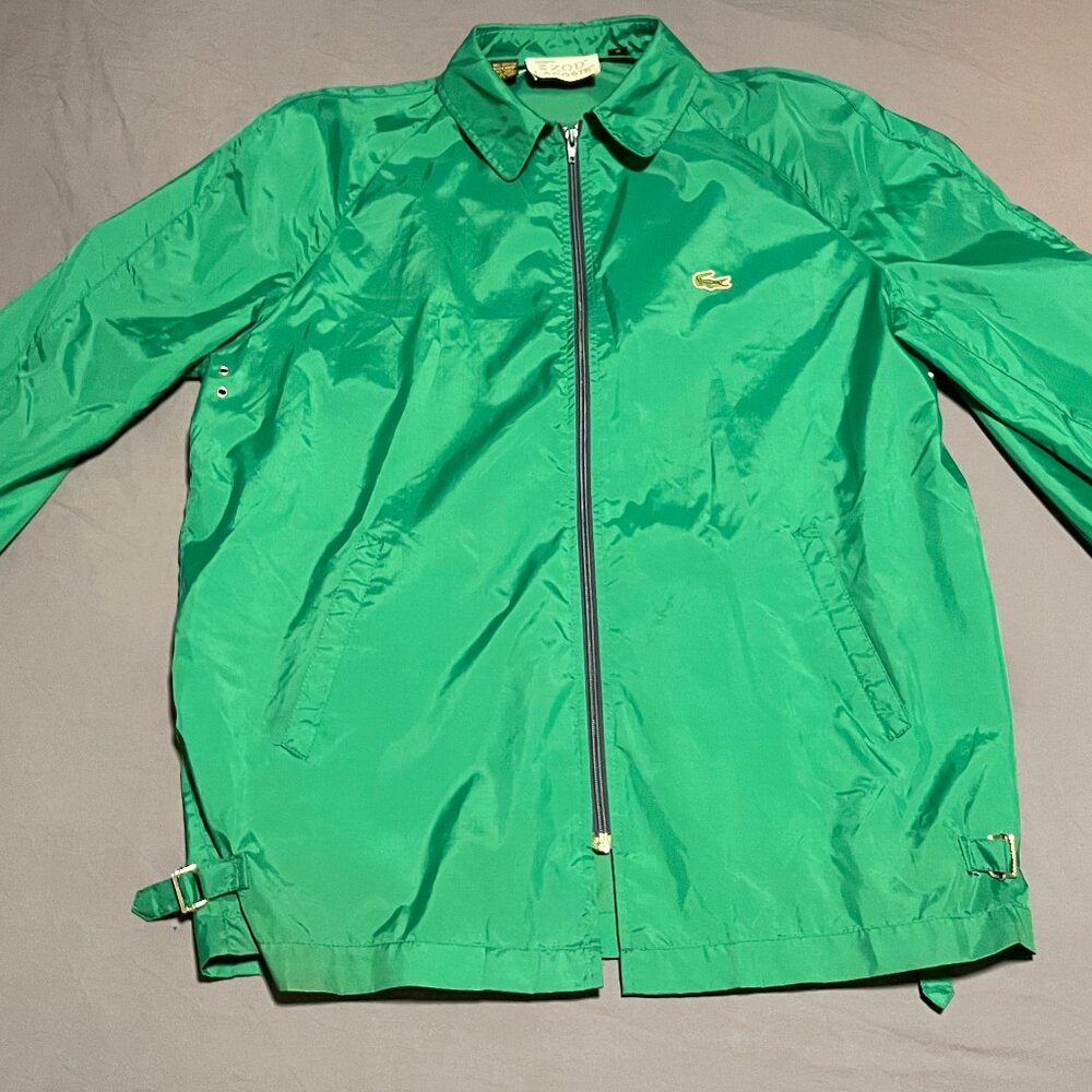 Vintage Green Lacoste IZOD Windbreaker (Medium)